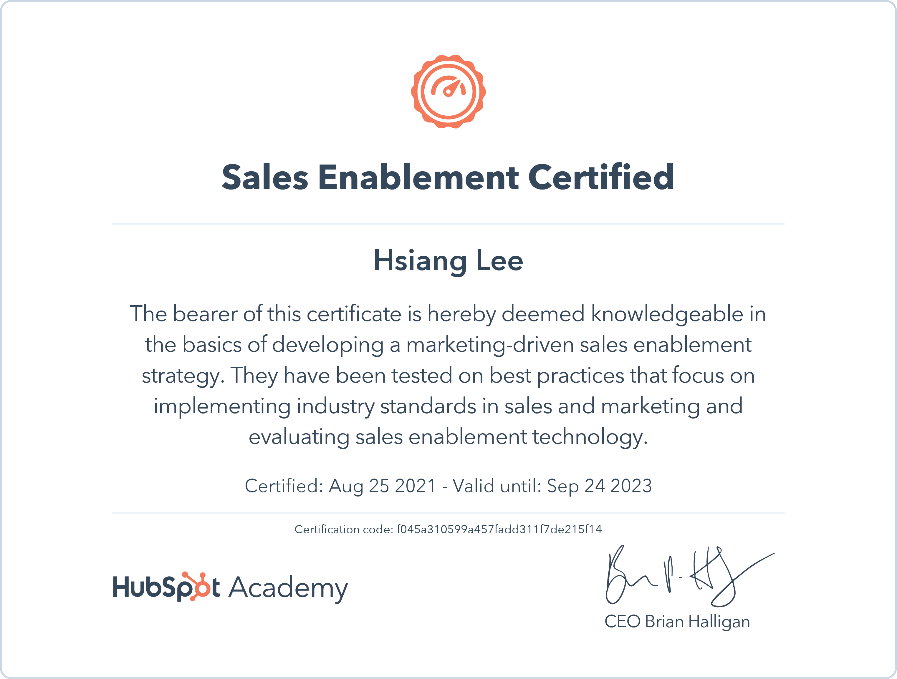 hubspot sales enablement certified hubspot sales enablement certified