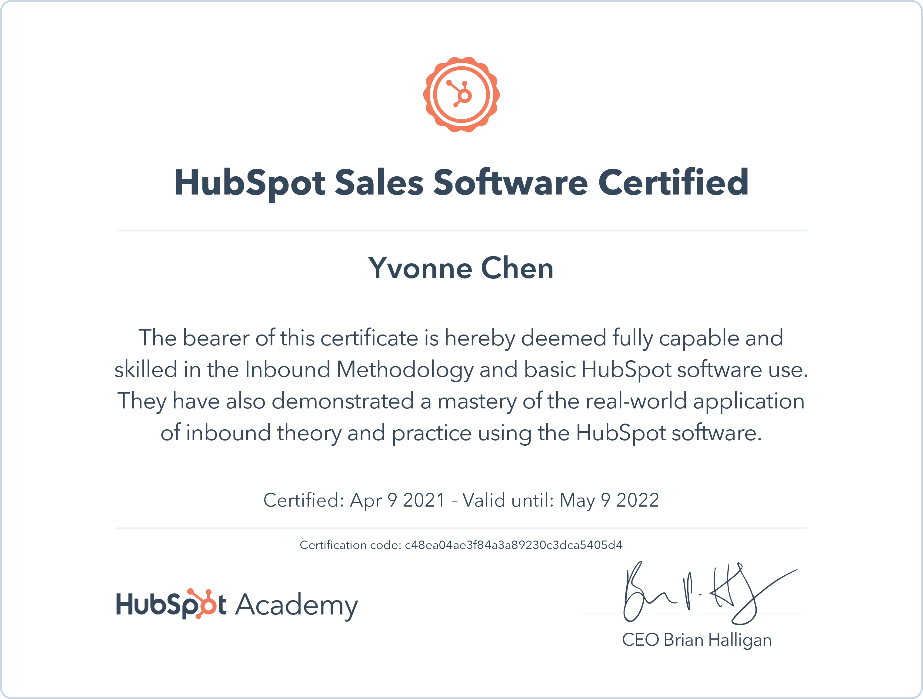 hubspot-sales-software-certified_yvonne hubspot-sales-software-certified_yvonne